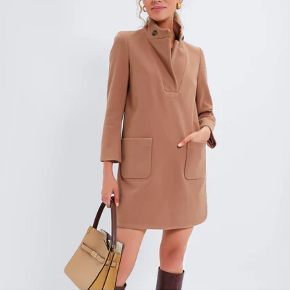 Tuckernuck Camel Emerson Coat Dress